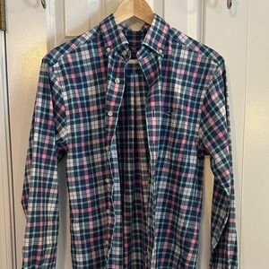 Vineyard Vines Men's Plaid Button-Down Casual Fit Tucker Shirt size XS